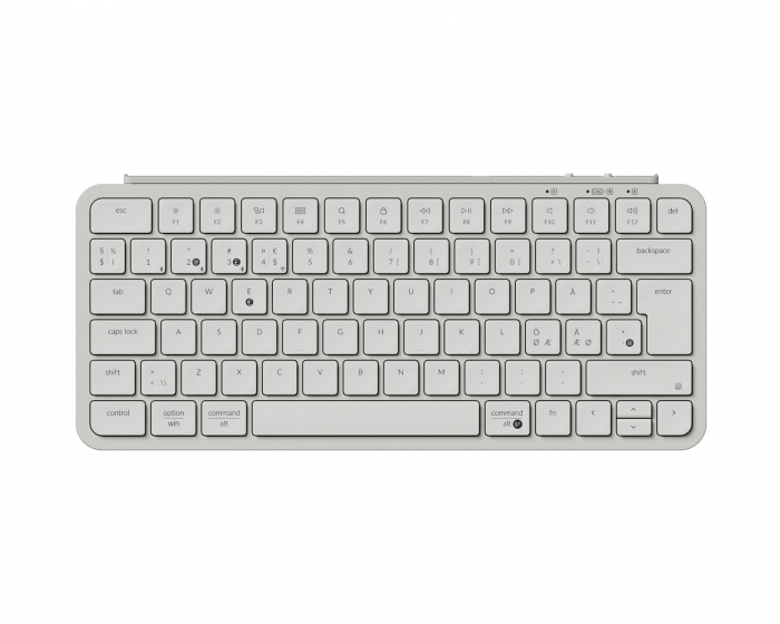 Keychron B1 Pro Ultra-Slim Trådlöst Tangentbord - Ivory White - ISO