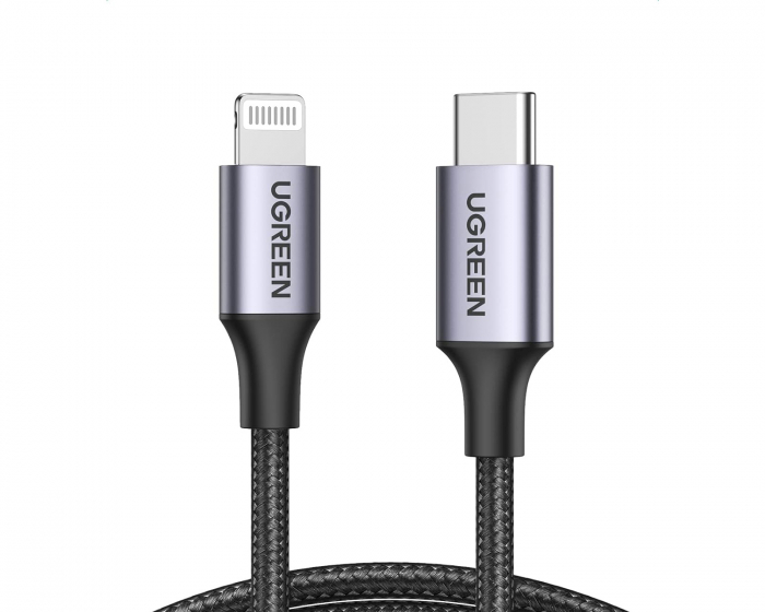 UGREEN USB-C till Lightning Kabel 1m - Svart