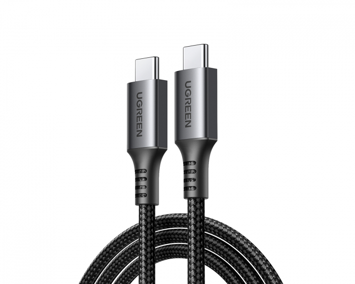 UGREEN Snabbladning USB-C till USB-C PD Kabel 1m - Svart/Grå