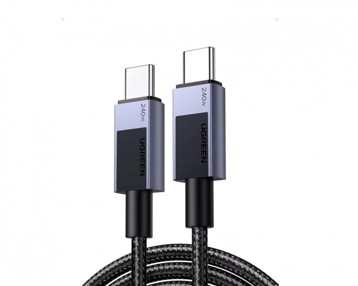 UGREEN Snabbladdning USB-C till USB-C PD 240W Kabel 2m - Space Gray