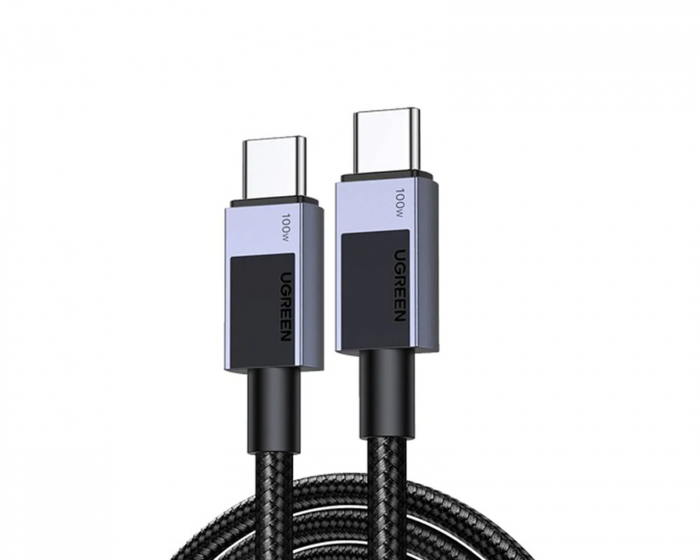 UGREEN Snabbladdning USB-C till USB-C PD 100W Kabel 0.5m - Space Gray