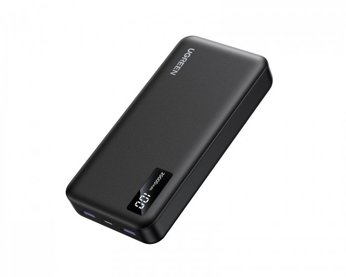 UGREEN Two-Way Snabbladdning Powerbank 20000 mAh - Svart