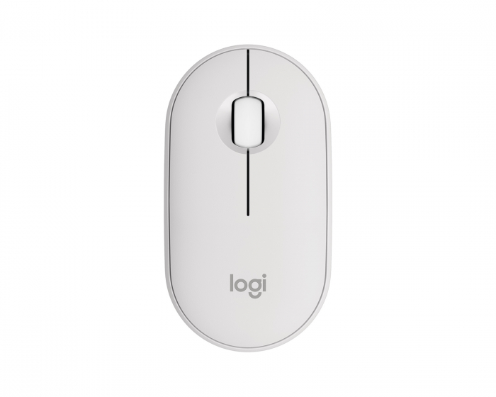 Logitech Pebble M350s Trådlös Mus - Tonal White