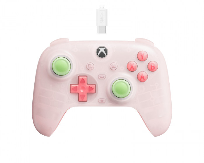 8Bitdo Ultimate Mini Kontroll till Xbox - Clear Pink