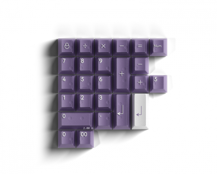 KBDfans PBTfans Atomic Purple - Numpad Kit