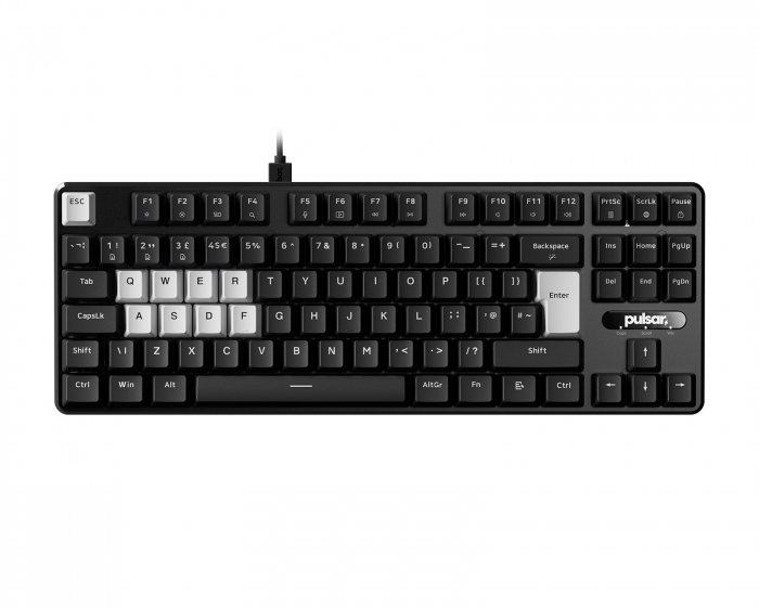 Pulsar PCMK 2 HE TKL Mekaniskt Tangentbord ISO - Svart