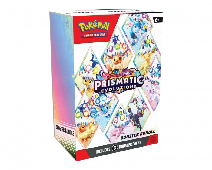 Pokémon Scarlet & Violet 8.5: Prismatic Evolutions Booster Bundle (6-pack)