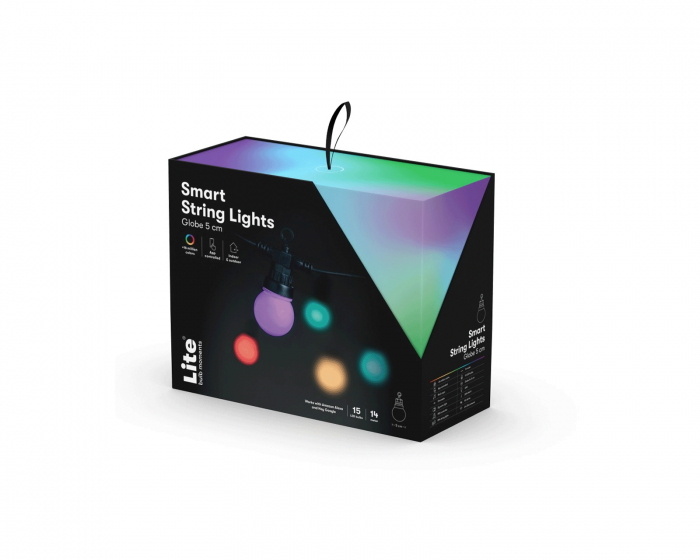 Lite Bulb Moments Smart Light Chain - Globe - Smart Ljuskedja