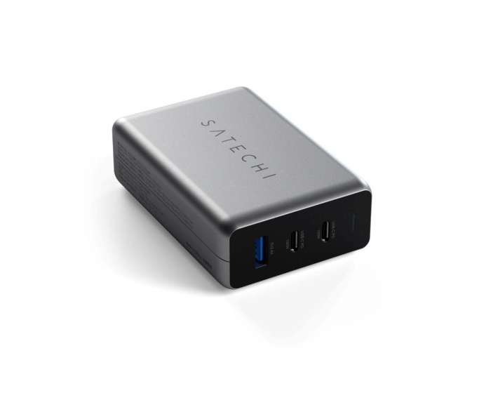 Satechi 100W PD USB-C GaN Resladdare - 3 portar