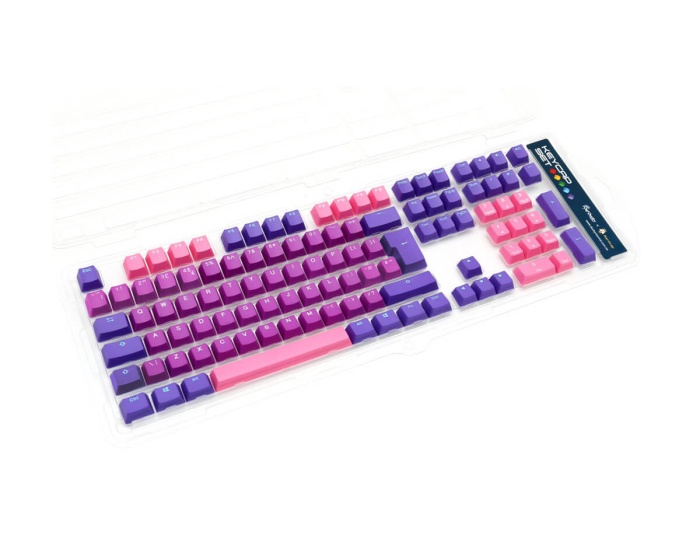 Ducky PBT KEYCAP 109 SET Seamless Double-shot - ULTRA VIOLET (DEMO)