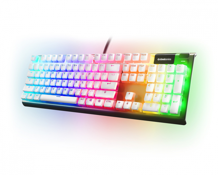 SteelSeries Prism PBT Double-shot Pudding Keycap Set Nordisk - Vit ( DEMO)