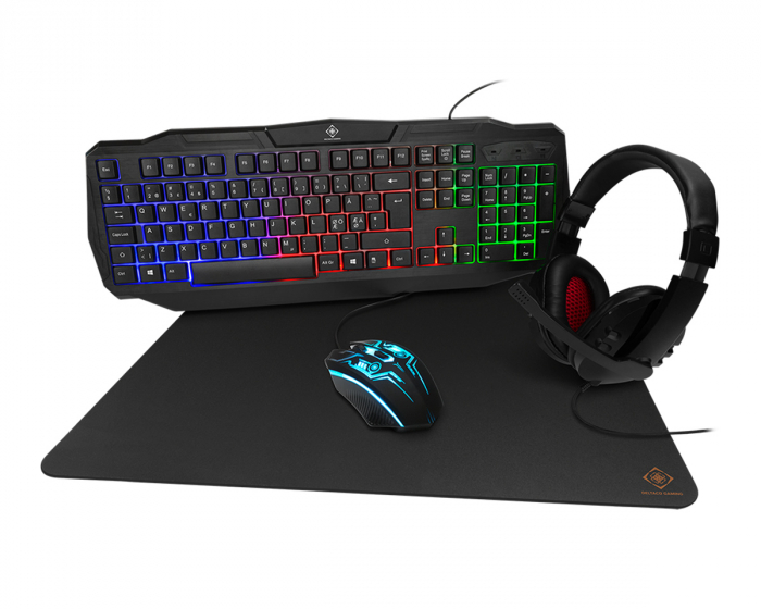 Deltaco Gaming 4-i-1 RGB-gaming Kit - GAM-129 (DEMO)