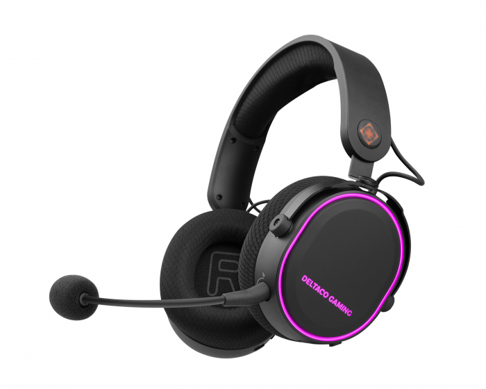 Deltaco Gaming DH420 Trådlöst RGB Gamingheadset - Svart (DEMO)