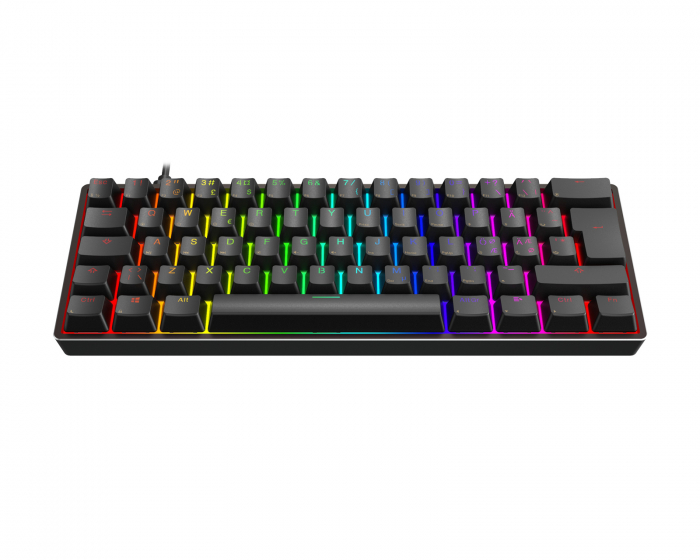 MaxMount Aeon RGB Hotswap PBT Gaming Tangentbord [Gateron Optical Red] - Svart (DEMO)