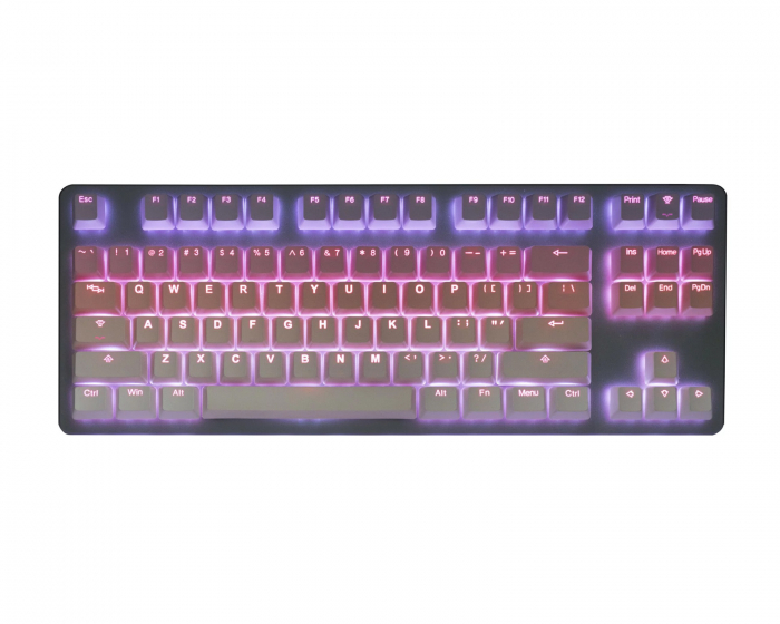 Tai-Hao PBT Doubleshot Shine-through 141-Key Keycap Set - Sakura Michi (DEMO)