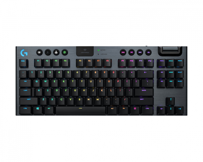 Logitech G915 Trådlöst RGB Gamingtangentbord TKL [GL Linear] - Carbon (DEMO)