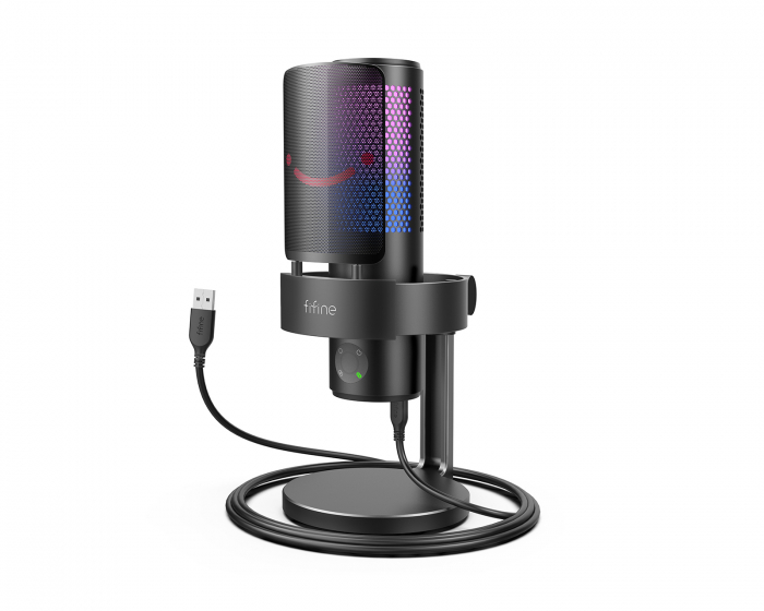 Fifine AMPLIGAME A9 USB Gaming Mikrofon RGB - Svart (DEMO)
