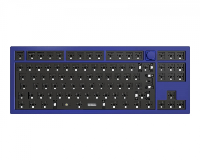 Keychron Q3 QMK Hot-Swap RGB Backlight ISO Knob Version - Barebone - Navy Blue (DEMO)