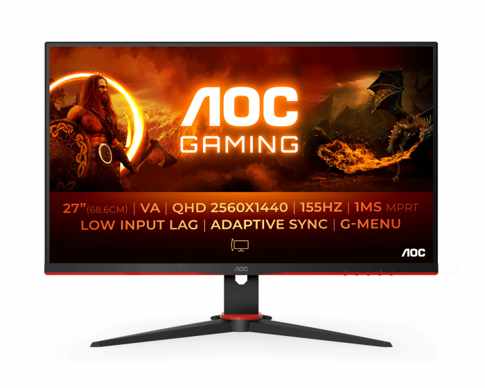 AOC Q27G2E 27” LED Gamingskärm 155Hz 1ms VA QHD (DEMO)