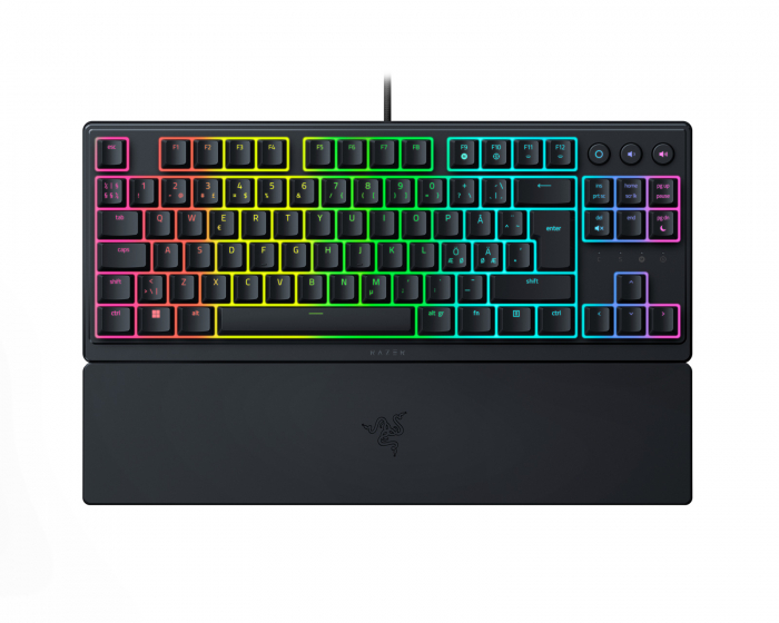 Razer Ornata V3 TKL Low Profile Gaming Tangentbord [Mecha Membrane Clicky] - Svart (DEMO)