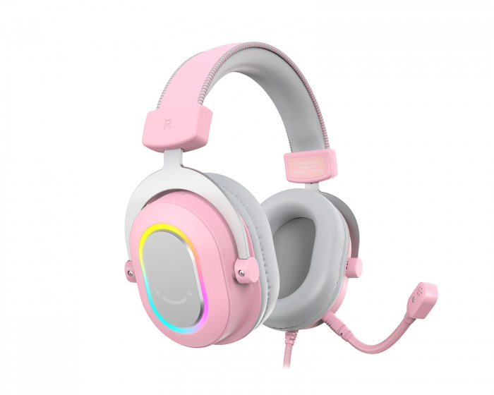 Fifine H6 USB 7.1 Gaming Headset RGB - Rosa (DEMO)