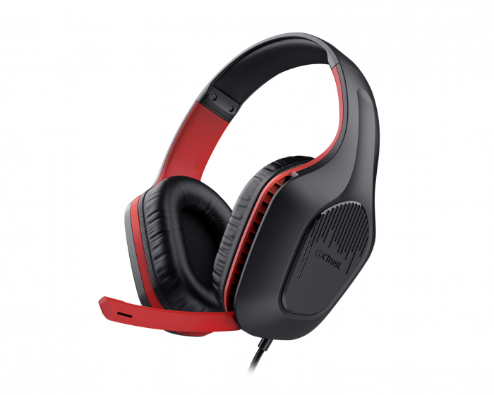 Trust GXT 415S Zirox Gaming Headset Switch - Svart/Röd (DEMO)