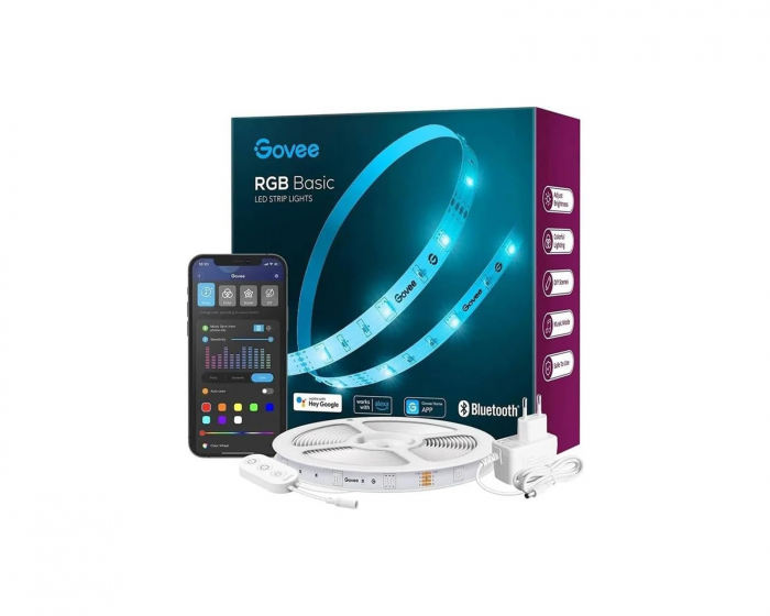 Govee RGB Smart Wi-Fi & Bluetooth LED Strips - 5m (DEMO)