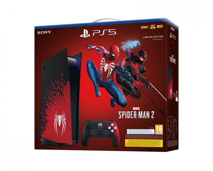 Sony PlayStation 5 Standard Edition - PS5 Marvel's Spider-Man 2 Bundle (Refurbished)