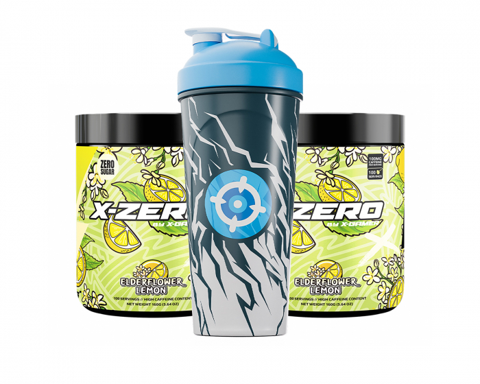 X-Gamer X-Zero Elderflower Lemon - 2 x 100 Serveringar