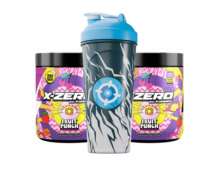 X-Gamer X-Zero Fruit Punch - 2 x 100 Serveringar