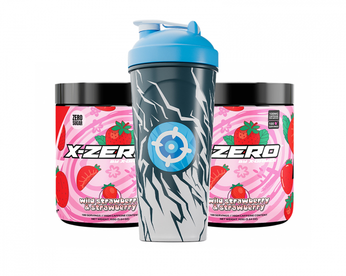 X-Gamer X-Zero Wild Strawberry & Strawberry - 2 x 100 Serveringar