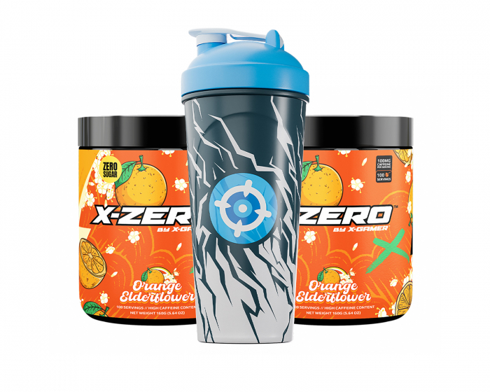 X-Gamer X-Zero Orange Elderflower - 2 x 100 Serveringar