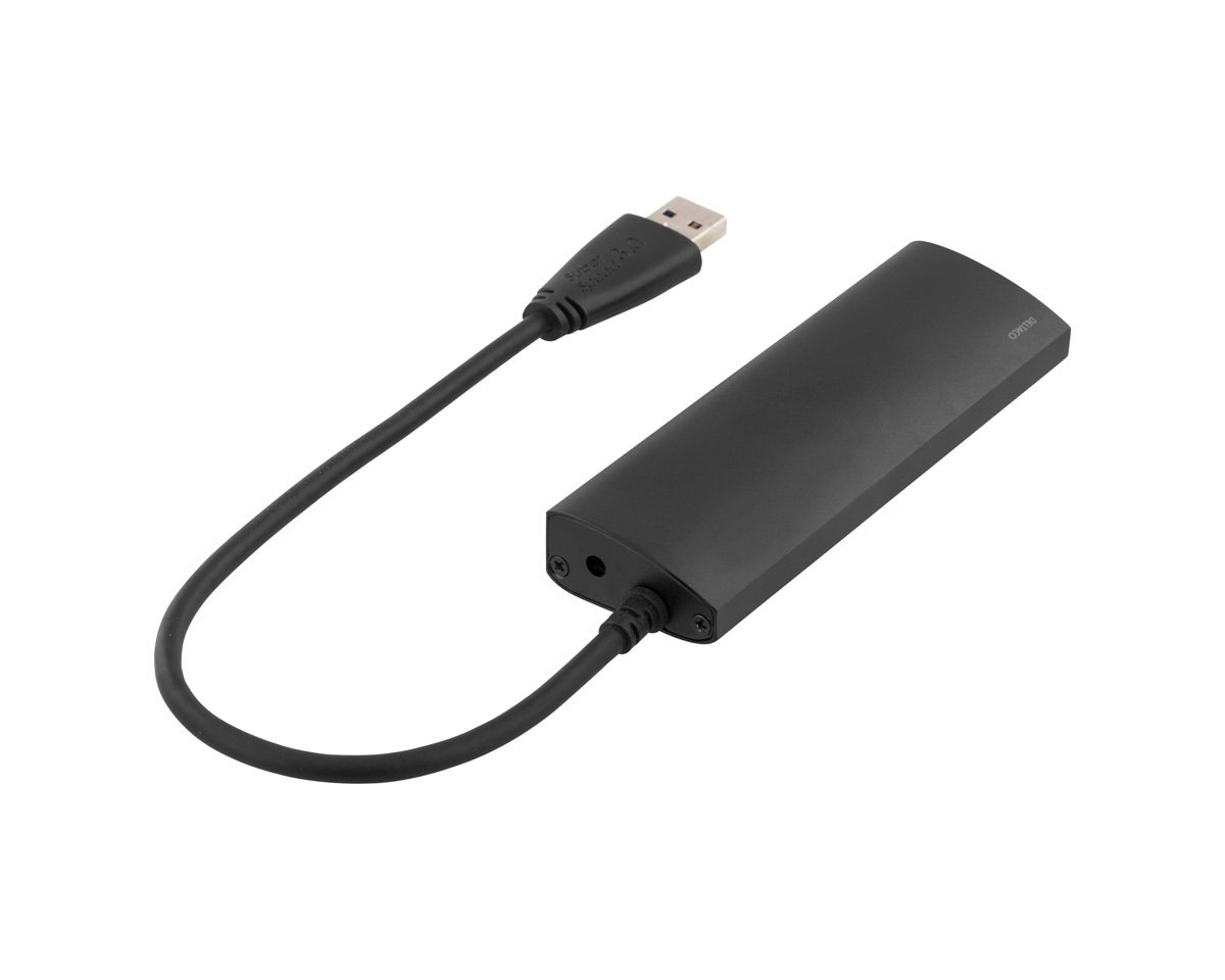 DELTACO 4-port USB Hubb, Typ C ha, 4xTyp A ho, alu, svart