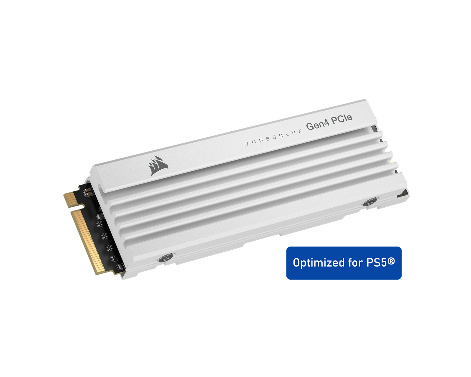 Corsair MP600 PRO LPX PCIe Gen4 x4 NVMe M.2 SSD för PS5/PC - 1TB