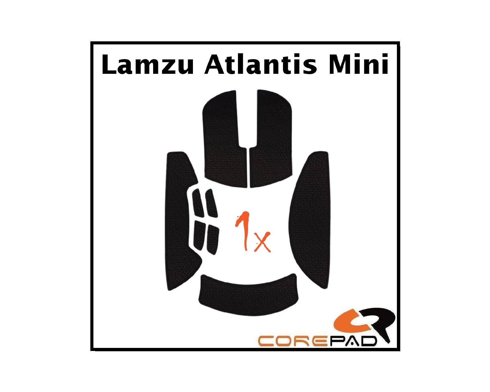 Corepad Soft Grips till Lamzu Atlantis Mini - Vit - MaxGaming.se