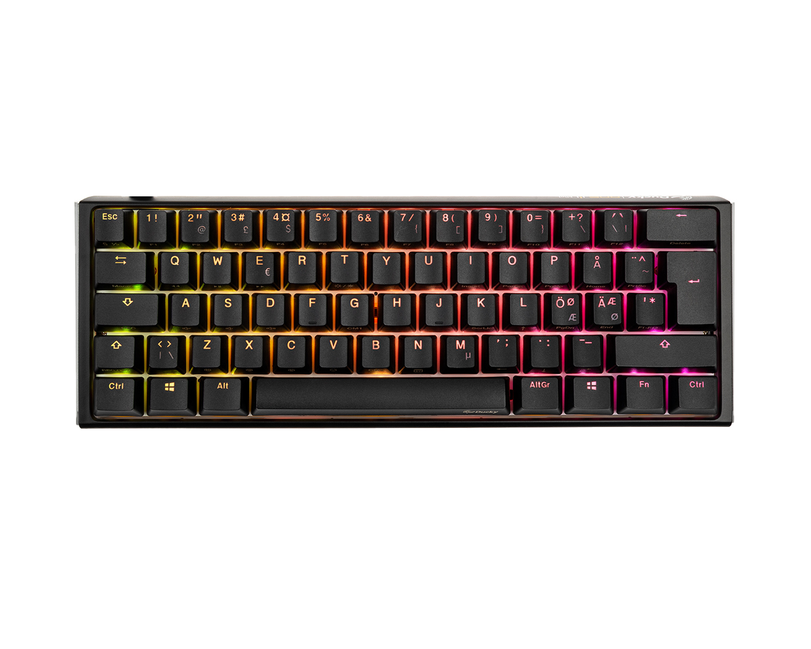 Ducky ONE 3 Mini Classic Black RGB Hotswap Tangentbord [MX Red