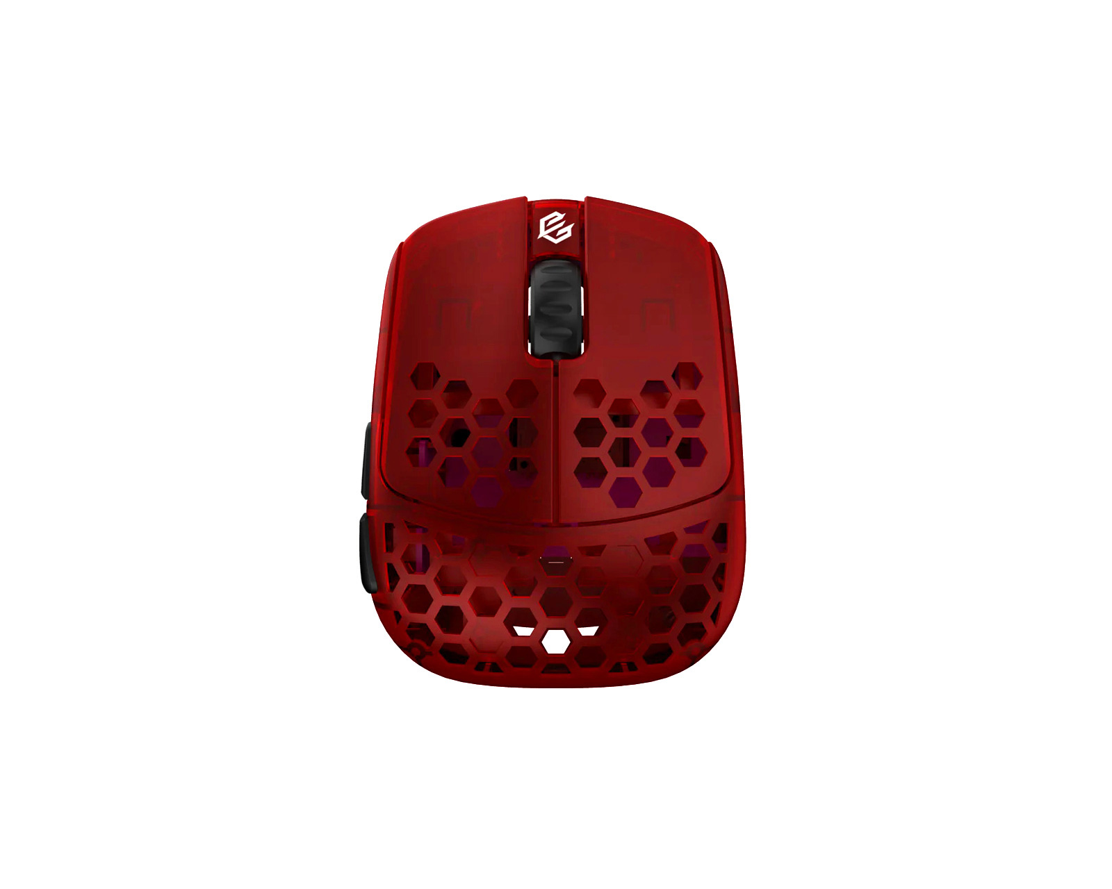 G-Wolves HSK Pro 4K Wireless Mouse - Fingertip Trådlös Gamingmus - Ruby Red  - MaxGaming.se